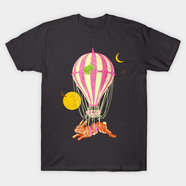 RABBIT BALLON (alt) T-Shirt by Showdeer